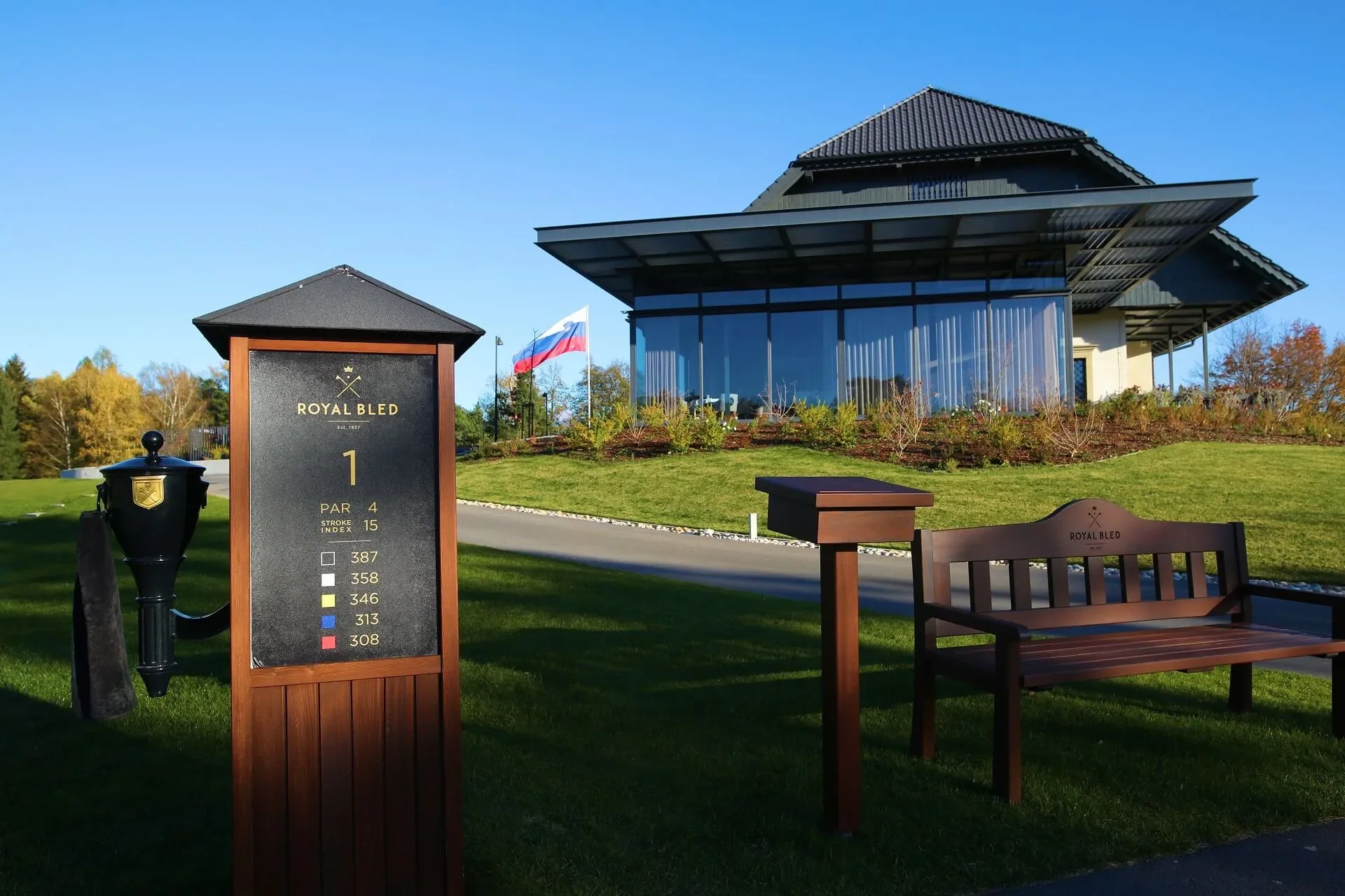First tee of the King's Course