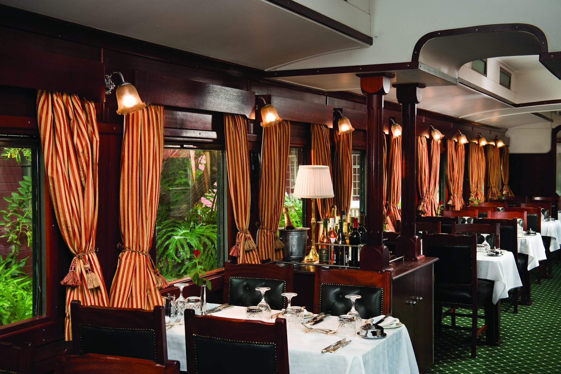 Rovos Rail elegantni jedilni vagon